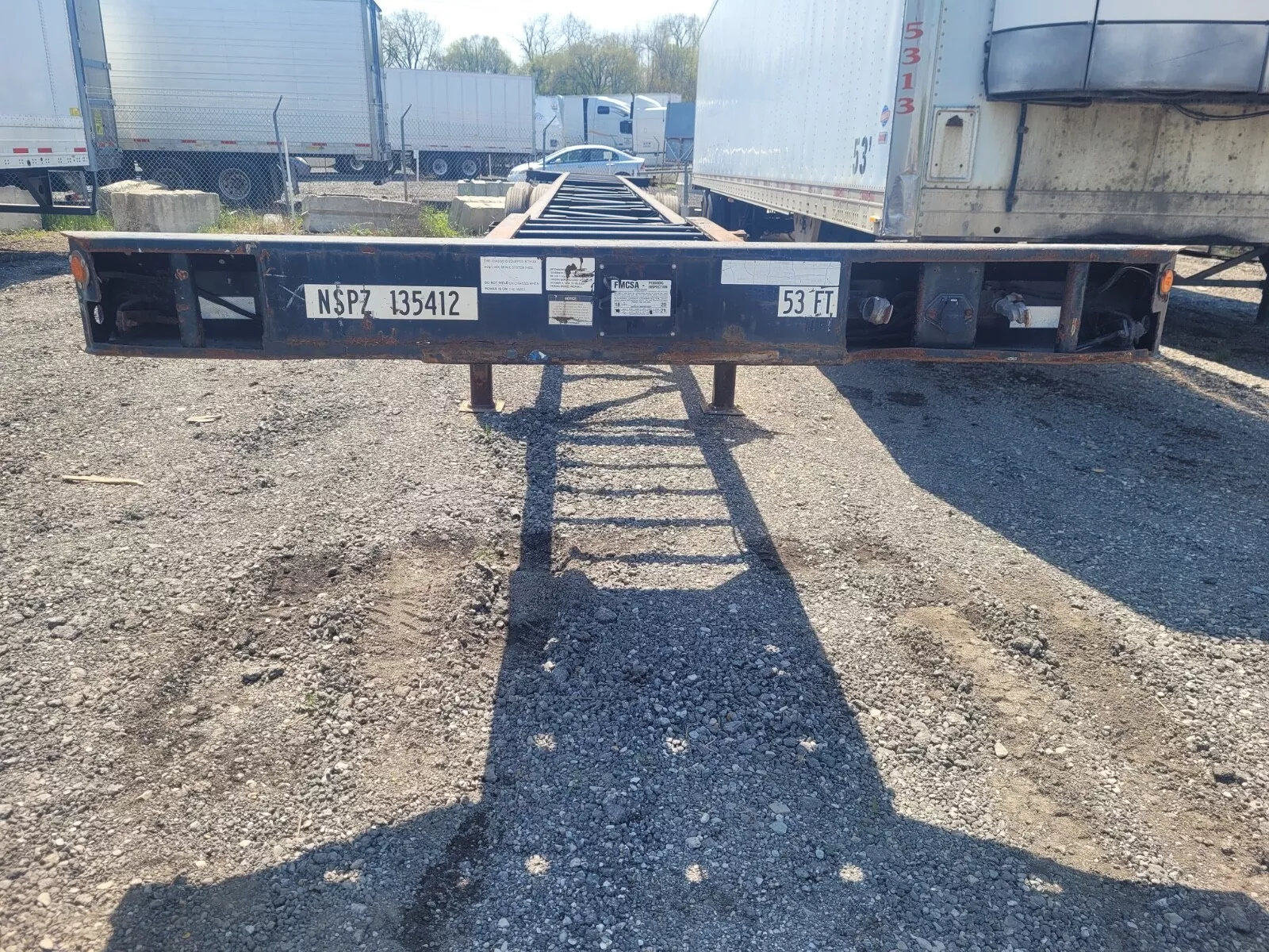 Used 2011 Hyundai 53ft Shipping Container Chassis - Image 5
