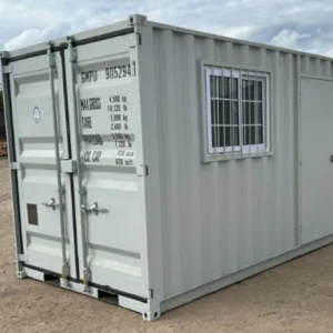 9ft NEW Container Office complete with window and side door