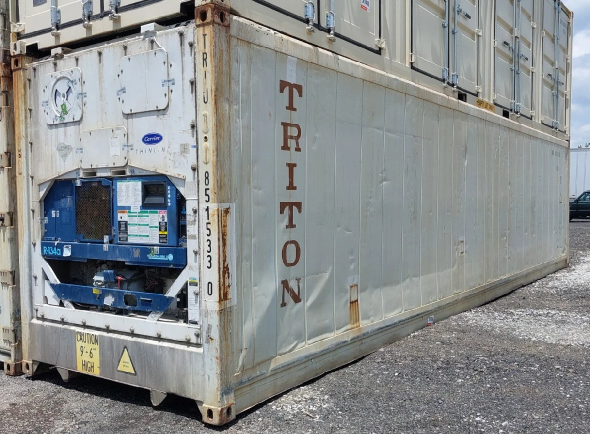 2010 Carrier Thinline 40ft High Cube Refrigerated Container – Used