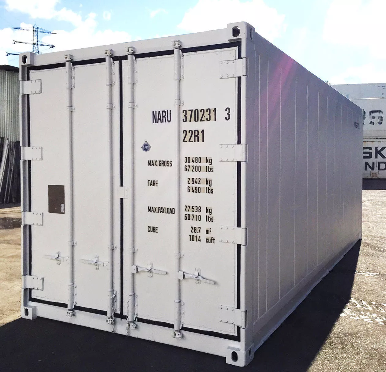 20ft Used Reefer Container with Thermo King Cooling Unit - Image 3