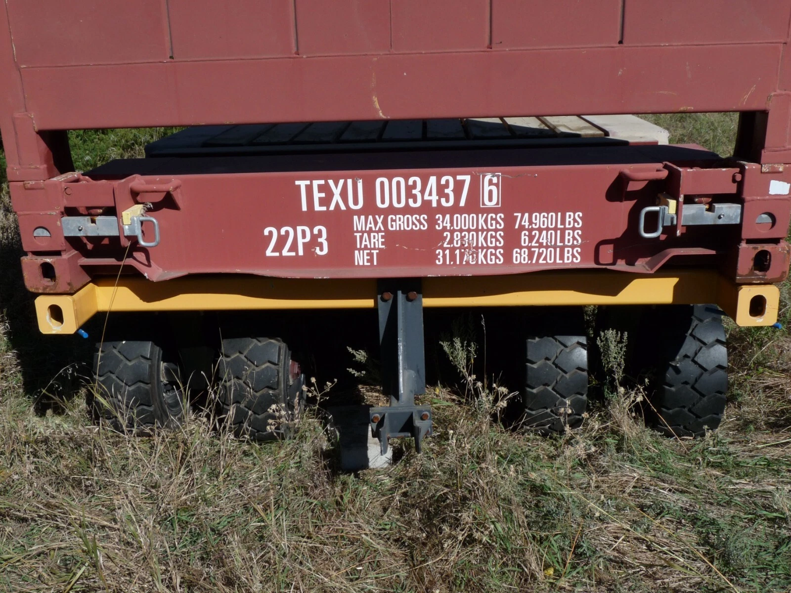 20' Flat Rack Shipping Container - One Trip, For Equipment, Oversize Items - Image 11