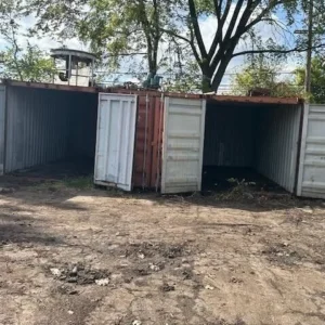 20 ft Shipping Container – Steel Construction with Double Doors