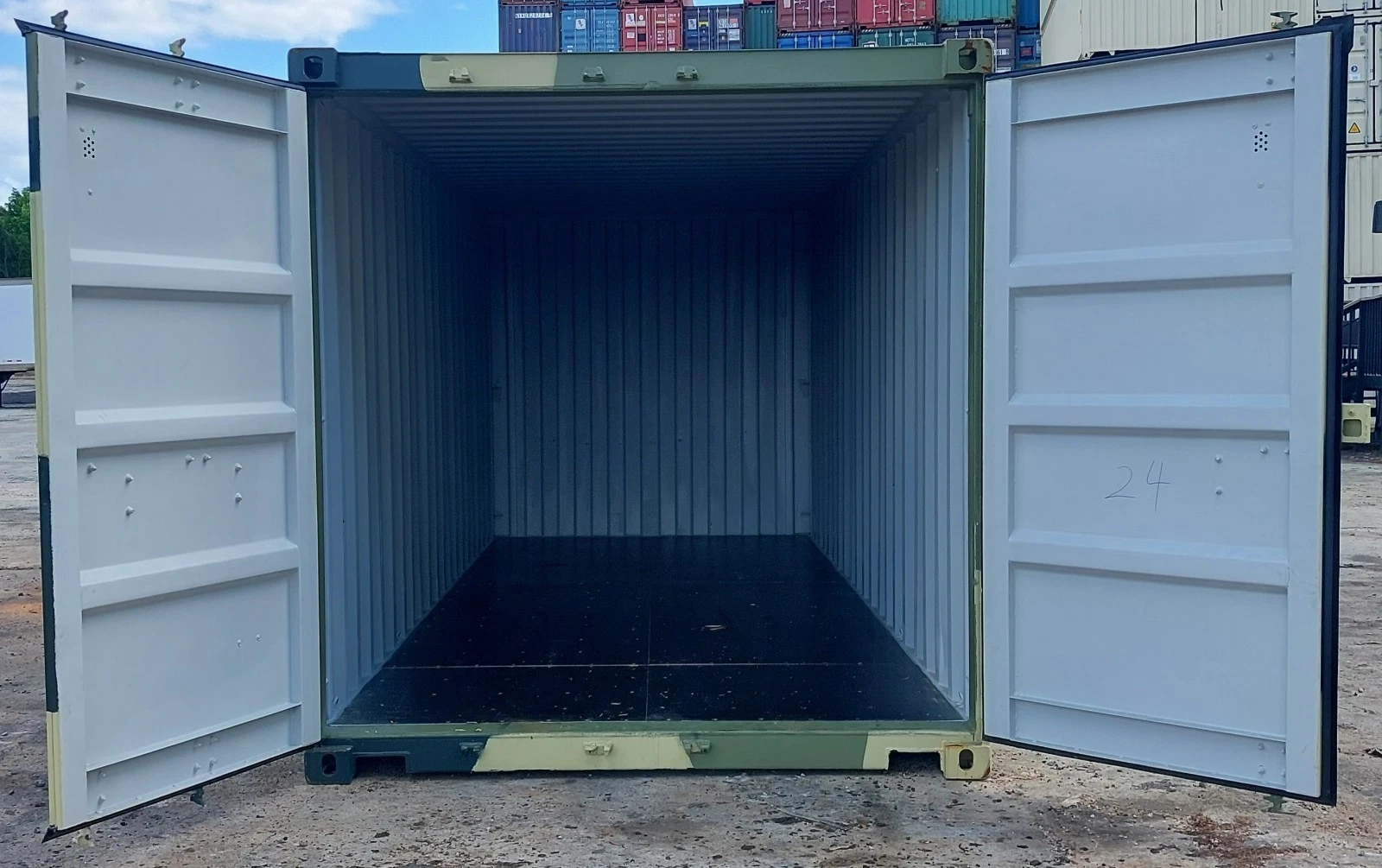 Camouflage New One Trip 20ft Shipping Storage Container Easy Open Door - USA - Image 7