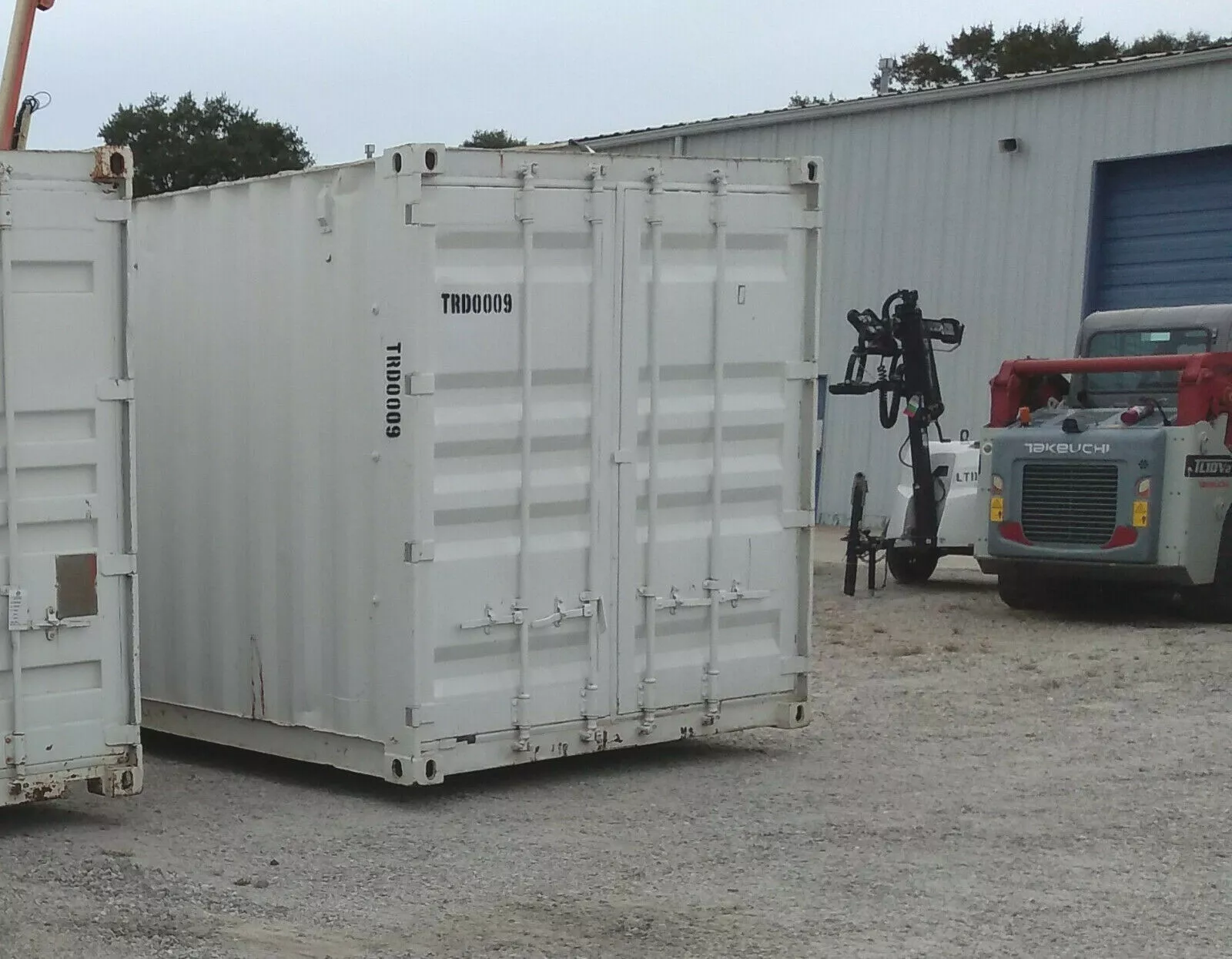 40ft High Cube Container Shop with Office and Storage Racking - Image 11