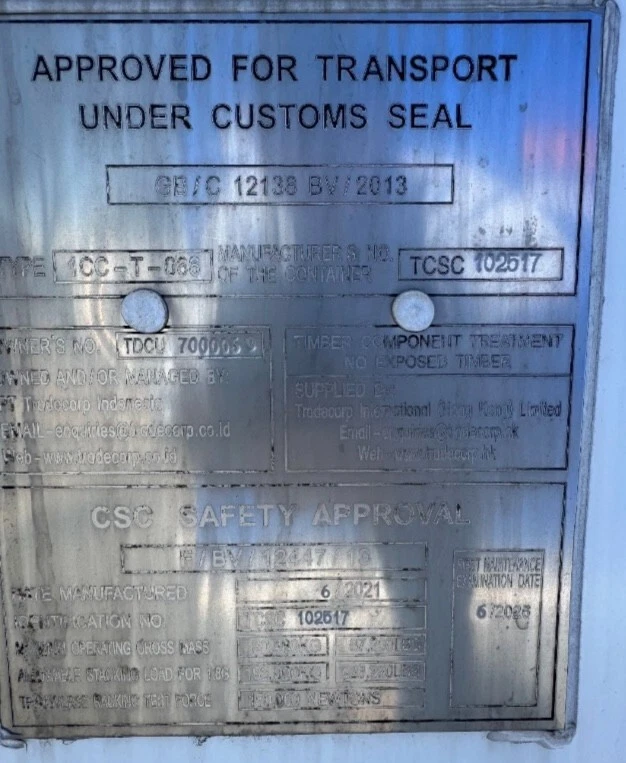 2021 Thermo King 20ft Refrigerated Container – Used - Image 3