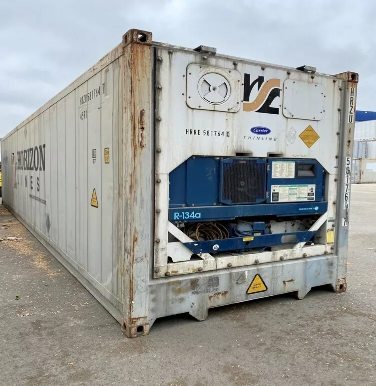 40ft High Cube Non-Working Reefer Container – Used