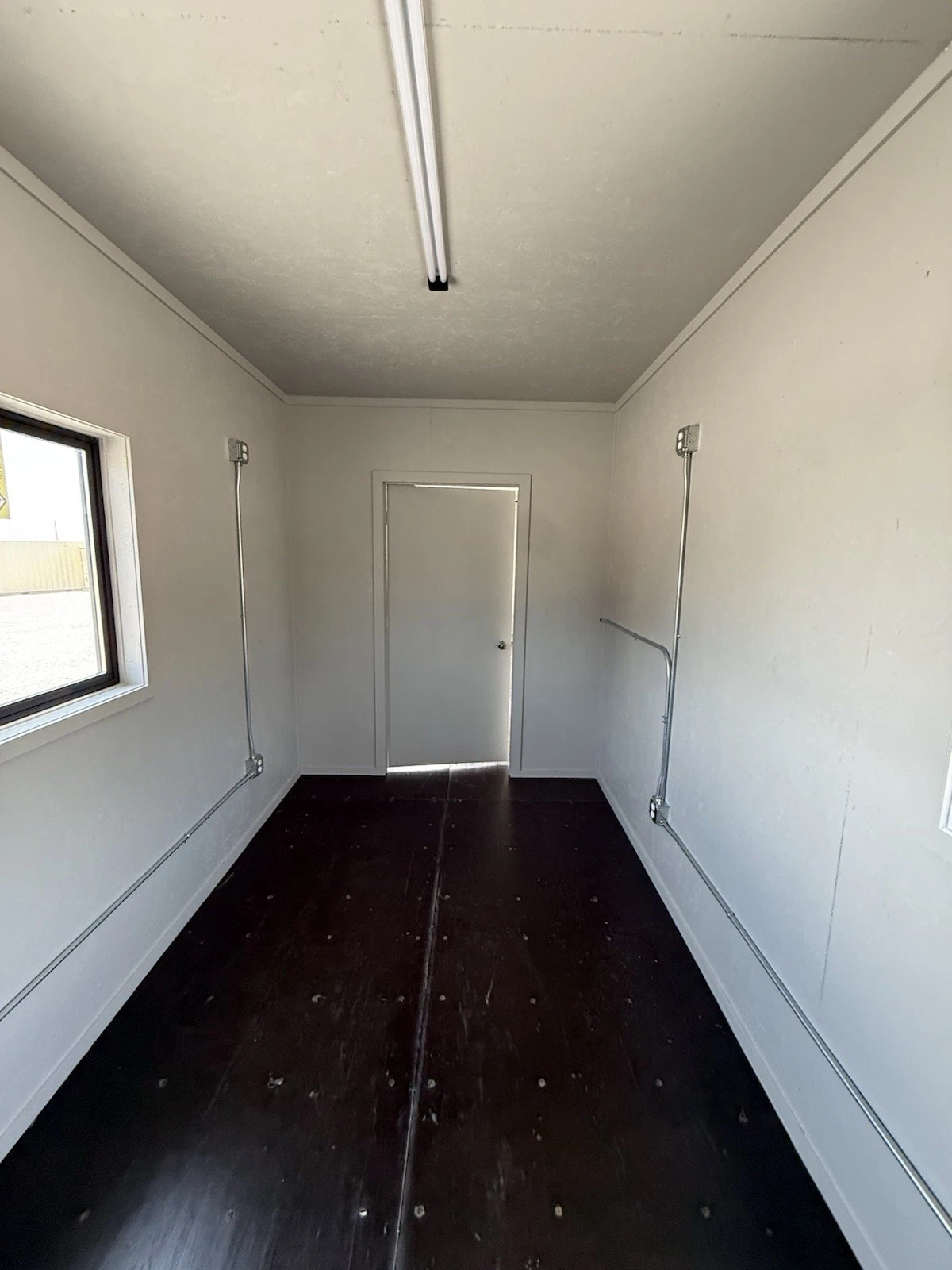 40ft New Slate Gray Shipping Container Office For Commercial Use Spray Foam - Image 8