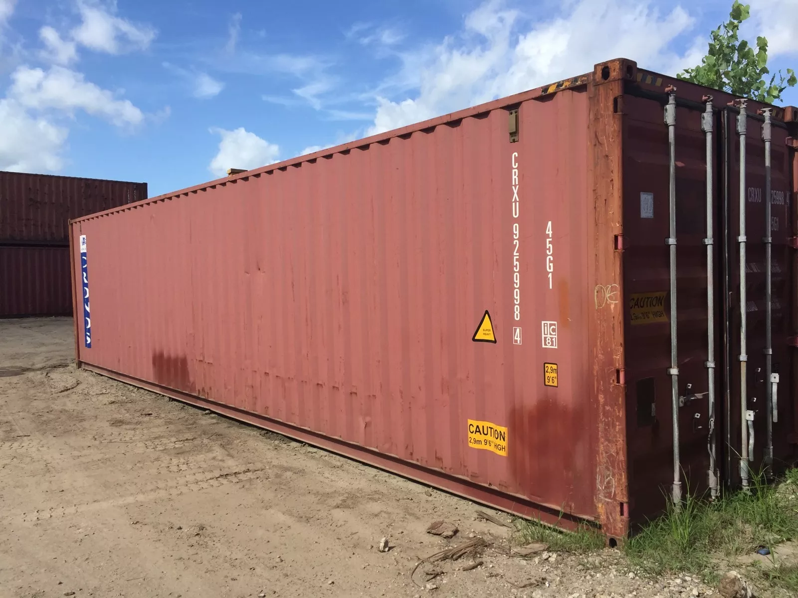 Used 40ft High Cube Shipping Container