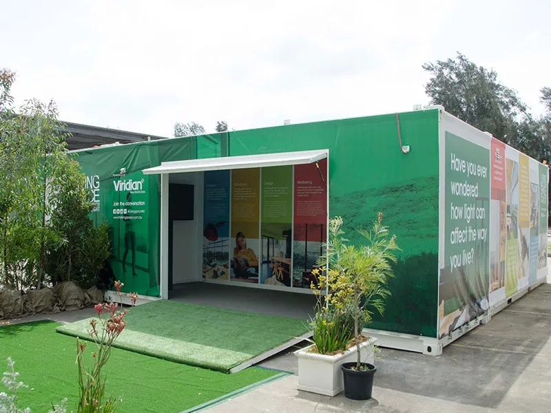 Modified Shipping Container for Trade Show Displays – Customizable, Transportable - Image 5