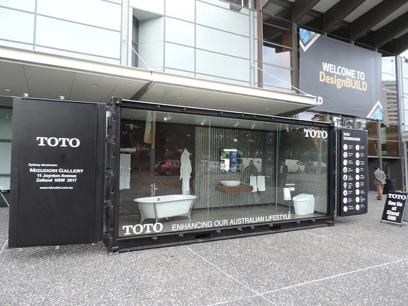 Modified Shipping Container for Trade Show Displays – Customizable, Transportable - Image 2