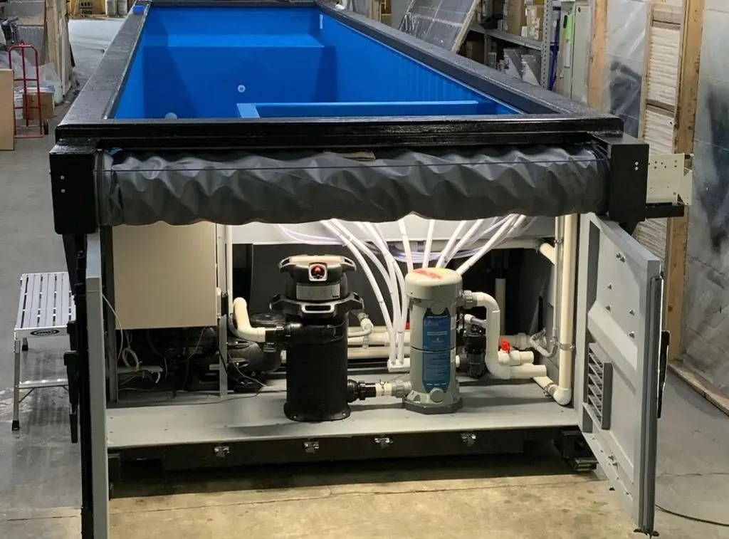 40ft Converted Shipping Container Pool - Image 3